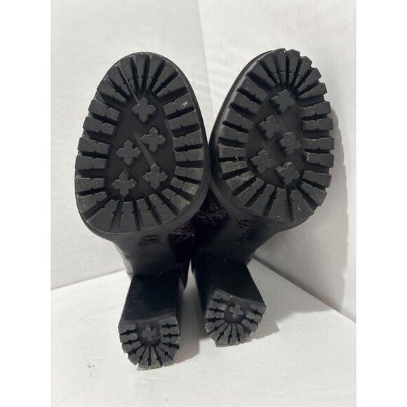 Vince Camuto boots women's  Ermania Leather laceup Platform Lug Sole size 6 - Picture 7 of 9